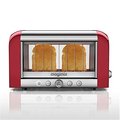 Commander In Chef 2 Slice Vision Toaster - Red CO1254870